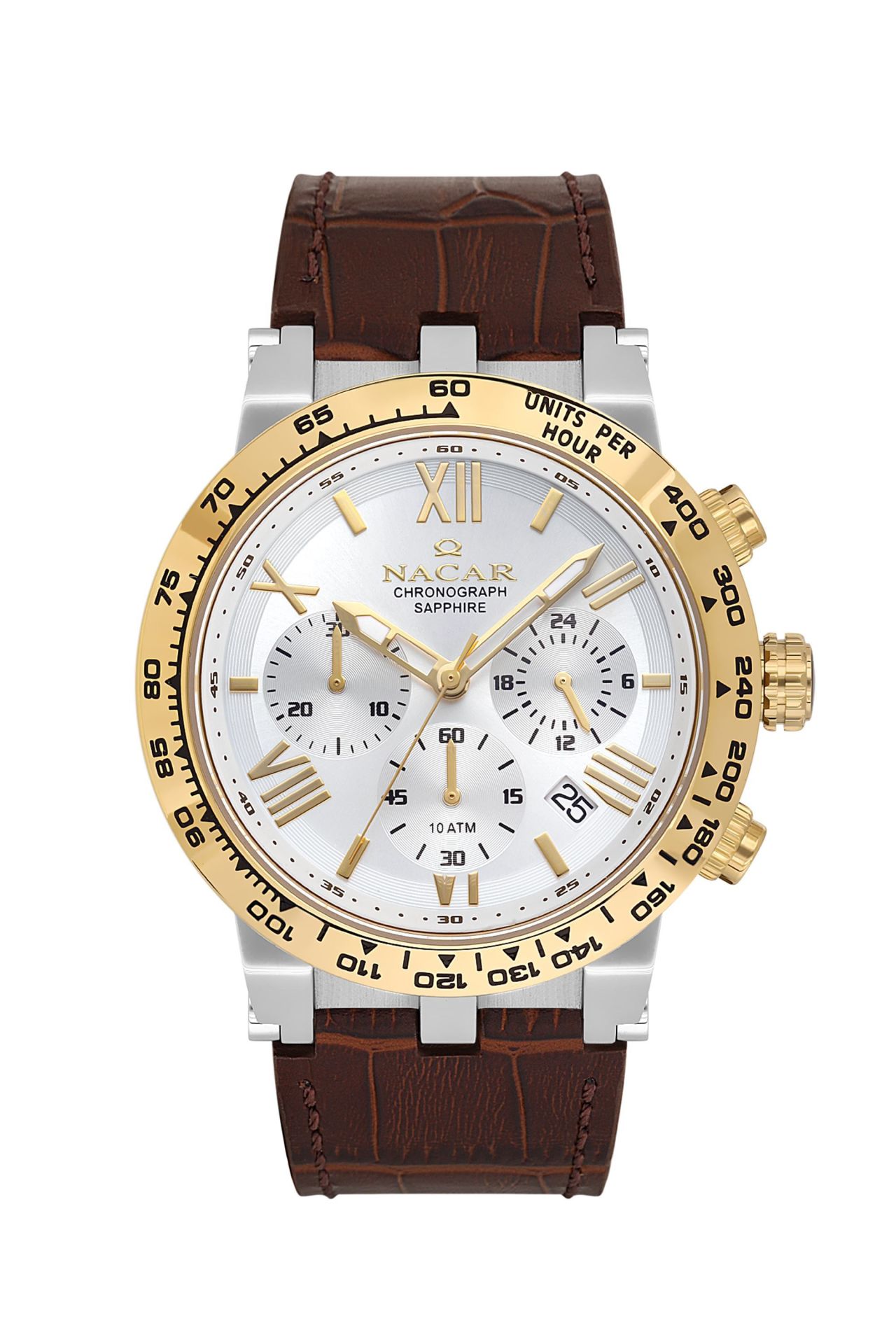 Nacar NC34-29B679-CSL2 Safir Deri Erkek Kol Saati