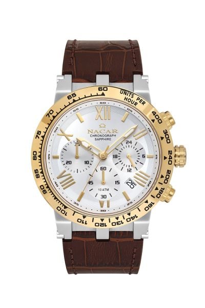 Nacar NC34-29B679-CSL2 Safir Deri Erkek Kol Saati