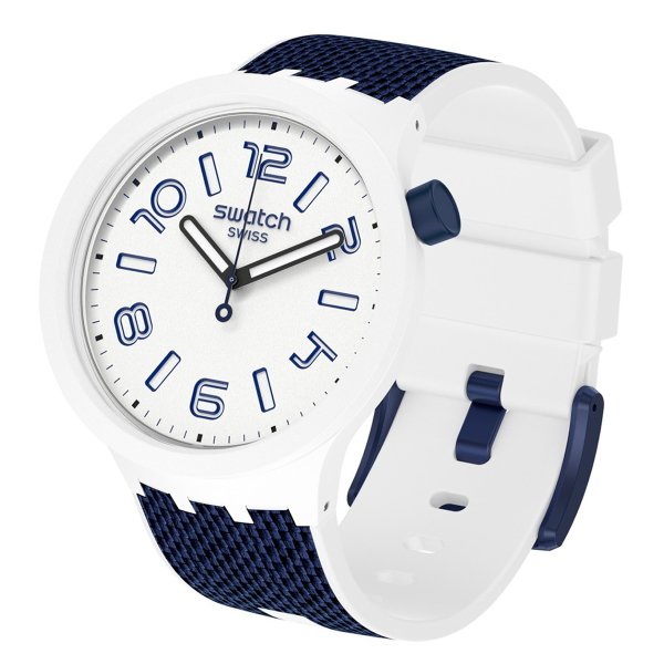 Swatch SO27W102 DEEP SNOW Plastik Silikon Kol Saati