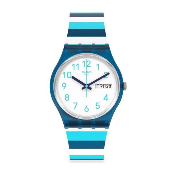 Swatch Gn728 STRIPED WAVES Plastik Silikon Kol Saati