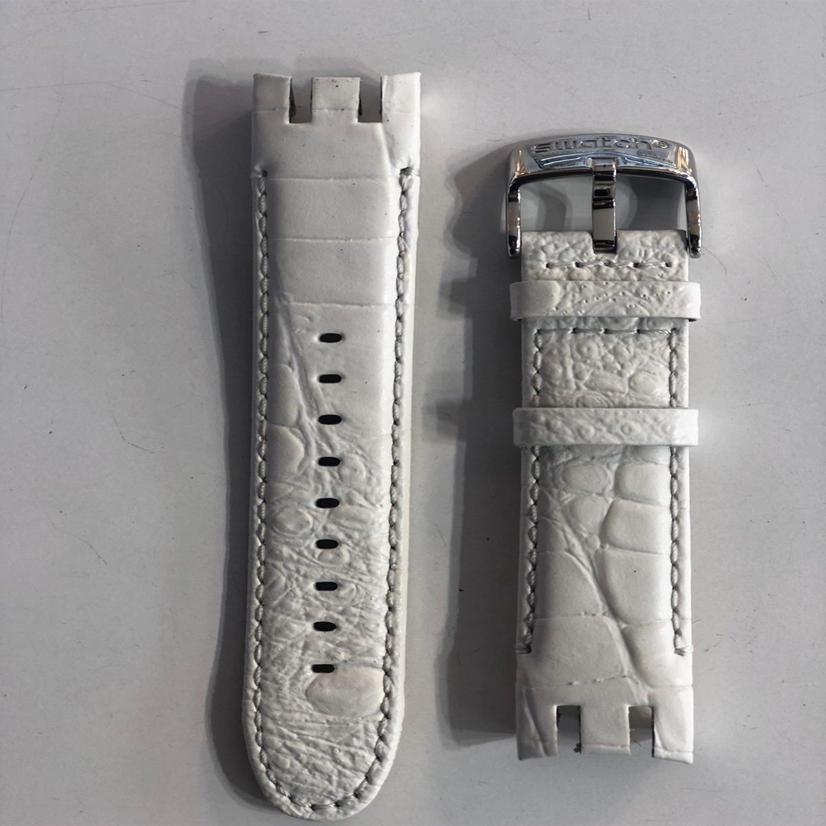 Swatch AYRS Beyaz Deri Kordon