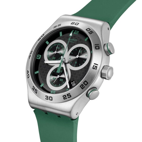 Swatch YVS525 CARBONIC GREEN Kol Saati