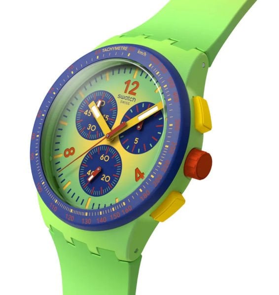 Swatch SUSG101 FLOWING FRESGLY Kol Saati