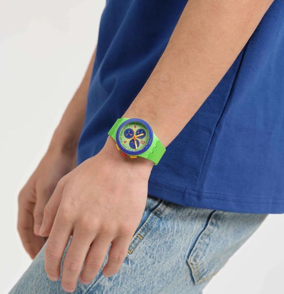 Swatch SUSG101 FLOWING FRESGLY Kol Saati