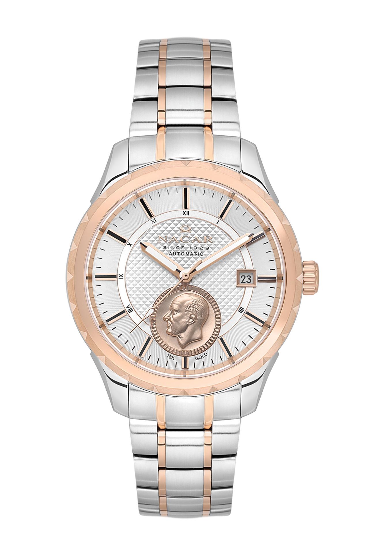 NC03-2923006-ESM -314 OTOMATİK ALTIN KAPLAMA ERKEK KOL SAATİ