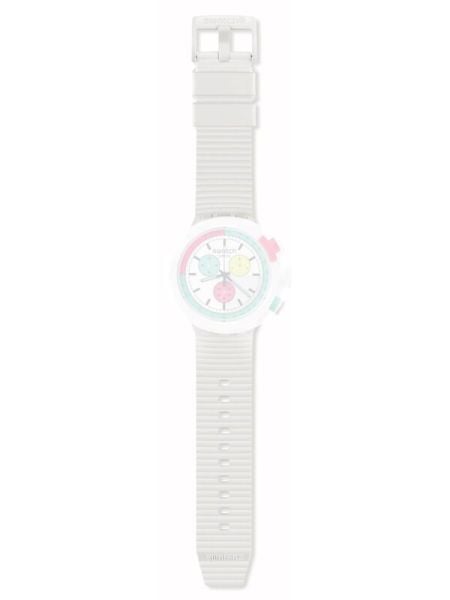 Swatch ASB06W100 Beyaz Silikon Kordon