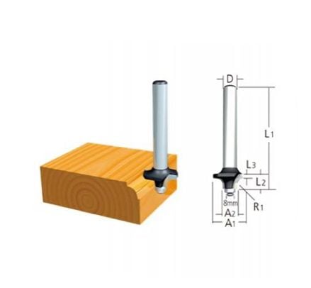 FREZE BIÇAĞI 6x20 mm