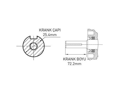 BENZİNLİ MOTOR 22 hp