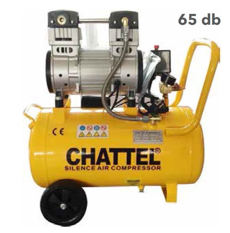 Chattel CHT-1251 Sessiz-Yağsız Kompresör 50 litre 2hp