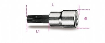 Beta, 910 Pt 45 Beşköşe Torx Lokma 1/4