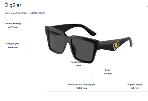 dolce gabbana dg4436 501/87 güneş gözlüğü