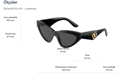 dolce gabbana dg4439 501/87 güneş gözlüğü