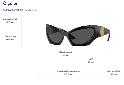 versace ve 4450 gb1/87 güneş gözlüğü