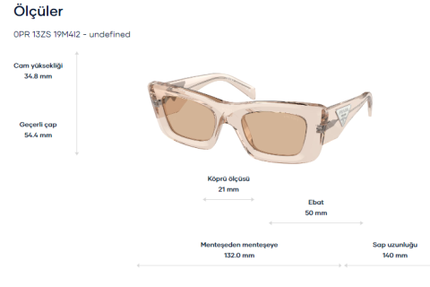 prada spr 13zs 19m4ı2 güneş gözlüğü