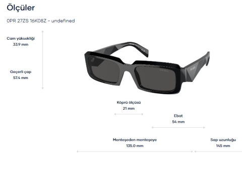 prada spr 27zs 16k08z güneş gözlüğü