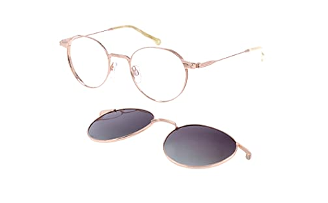 hally and son hs807 v02 rose gold klips güneş gözlüğü