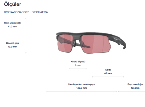 oakley 9400 07 bisphaera güneş gözlüğü
