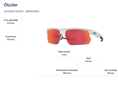 oakley 9400 10 bisphaera güneş gözlüğü
