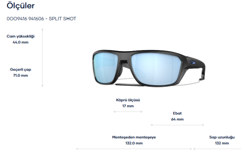 Oakley 9416 06 split shot güneş gözlüğü