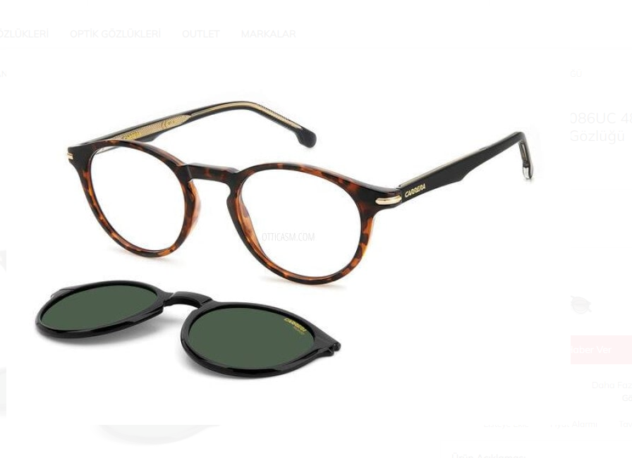 carrera 297/cs 08699 48 klips güneş gözlüğü