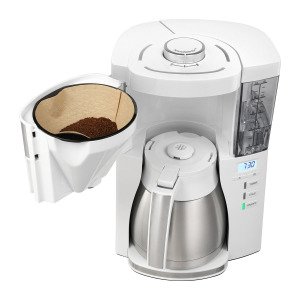 Melitta Look V Therm Tımer (Termoslu & Zaman Ayarlı) Filtre Kahve Makinesi Beyaz