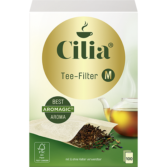 Cilia® Çay Filtresi Orta Boy-100 Adet