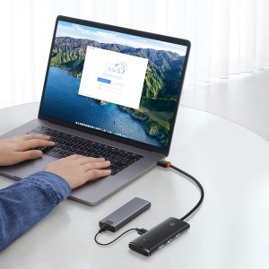 Baseus Lite 4in1 Multifonksiyonel USB-A Hub Dock Station