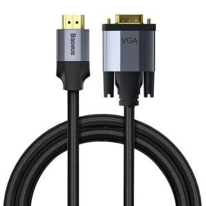 Baseus Enjoyment HDMI to VGA 1 Metre Kablo