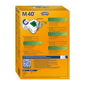 Swirl M 40/10 EcoPor Siemens ve Bosch Elektrikli Süpürgeler için Toz Torbası | EcoPor-Filter