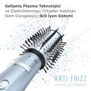 BaByliss AS774E Hydro-Fusion Hava Üflemeli Saç Şekillendirici Seti