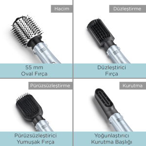 BaByliss AS774E Hydro-Fusion Hava Üflemeli Saç Şekillendirici Seti