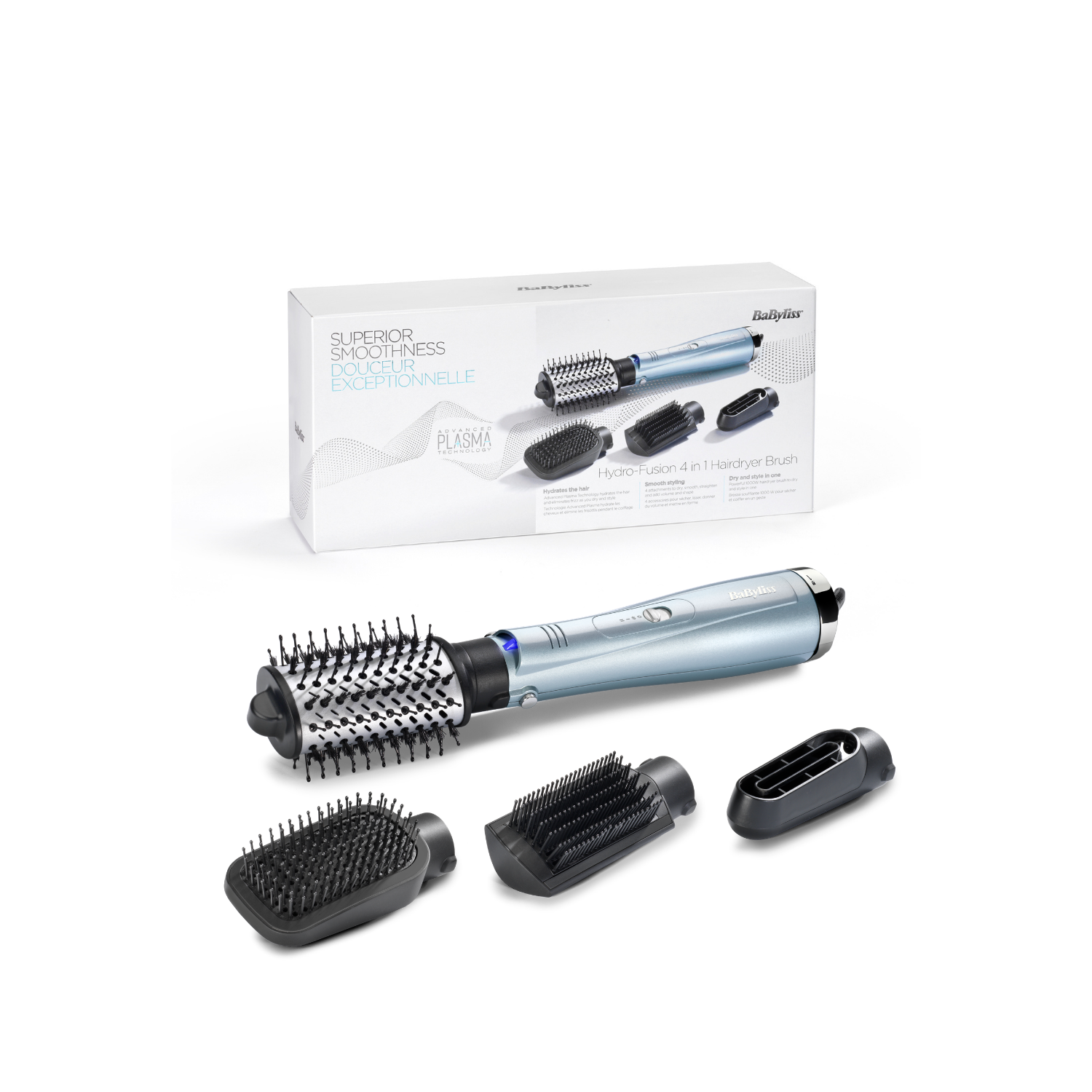 BaByliss AS774E Hydro-Fusion Hava Üflemeli Saç Şekillendirici Seti