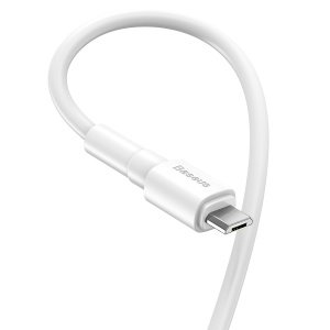 Baseus Mini White 2.4A 1 Metre Micro USB Kablo