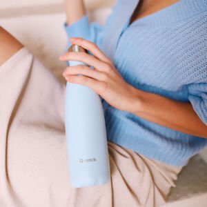 Qwetch QD3101 Isı Yalıtımlı 500ml Termos - Açık Mavi
