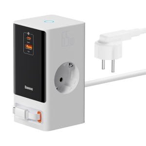 Baseus Power Combo Dijital PowerStrip 65W Şarj Cihazı