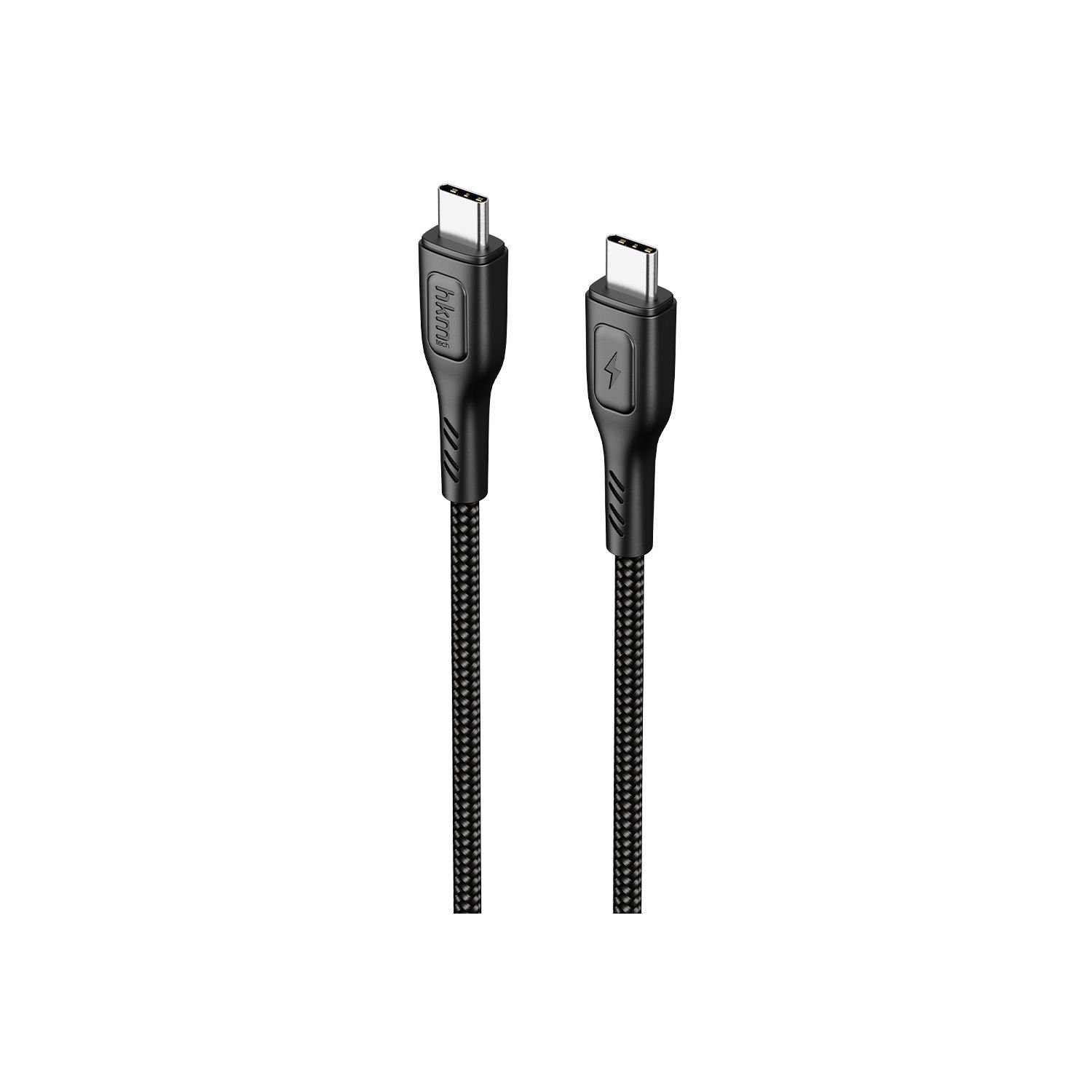 hkm tech KNIT 60W Hızlı Şarj Destekli, Type-C to Type-C Şarj ve Data Aktarım Kablosu