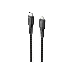 hkm tech KNIT 30W Hızlı Şarj Destekli, Type-C to Lightning Şarj ve Data Aktarım Kablosu