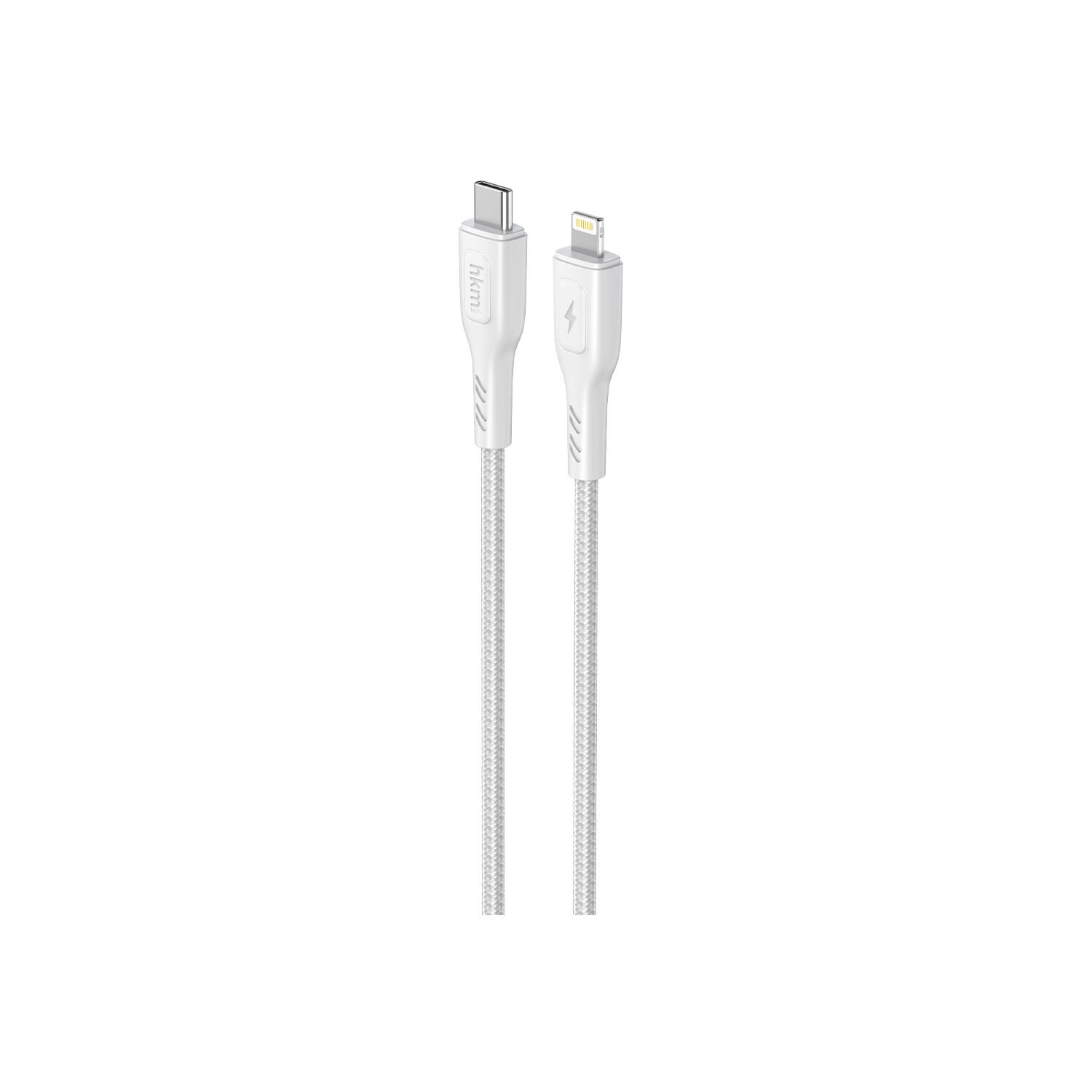 hkm tech KNIT 30W Hızlı Şarj Destekli, Type-C to Lightning Şarj ve Data Aktarım Kablosu