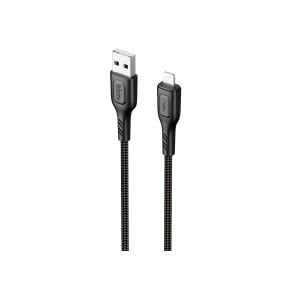 hkm tech KNIT 2A Çıkışlı, USB-A to Lightning Şarj ve Data Aktarım Kablosu
