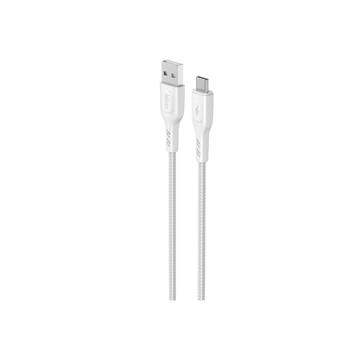 hkm tech KNIT 2A Çıkışlı, USB-A to Type-C Şarj ve Data Aktarım Kablosu