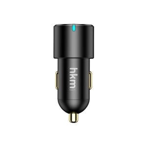 hkm tech HYPER 60W Hızlı Şarj Destekli, 3 girişli (2xType-C 1xUSB) Araç İçi Çakmaklık Şarj Aleti