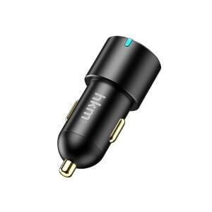 hkm tech HYPER 60W Hızlı Şarj Destekli, 3 girişli (2xType-C 1xUSB) Araç İçi Çakmaklık Şarj Aleti