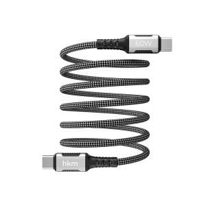 hkm tech DYNAMIC 60W Hızlı Şarj Destekli, Mıknatıslı, Type-C to Type-C Şarj ve Data Aktarım Kablosu