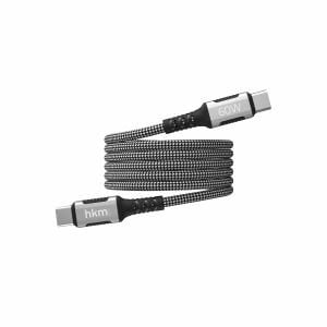 hkm tech DYNAMIC 60W Hızlı Şarj Destekli, Mıknatıslı, Type-C to Type-C Şarj ve Data Aktarım Kablosu