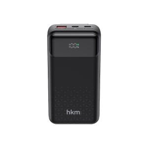 hkm tech POWER NANO 20.000 mAh 20W Hızlı Şarj Destekli, Type-C ve Lightning Kablolu Powerbank