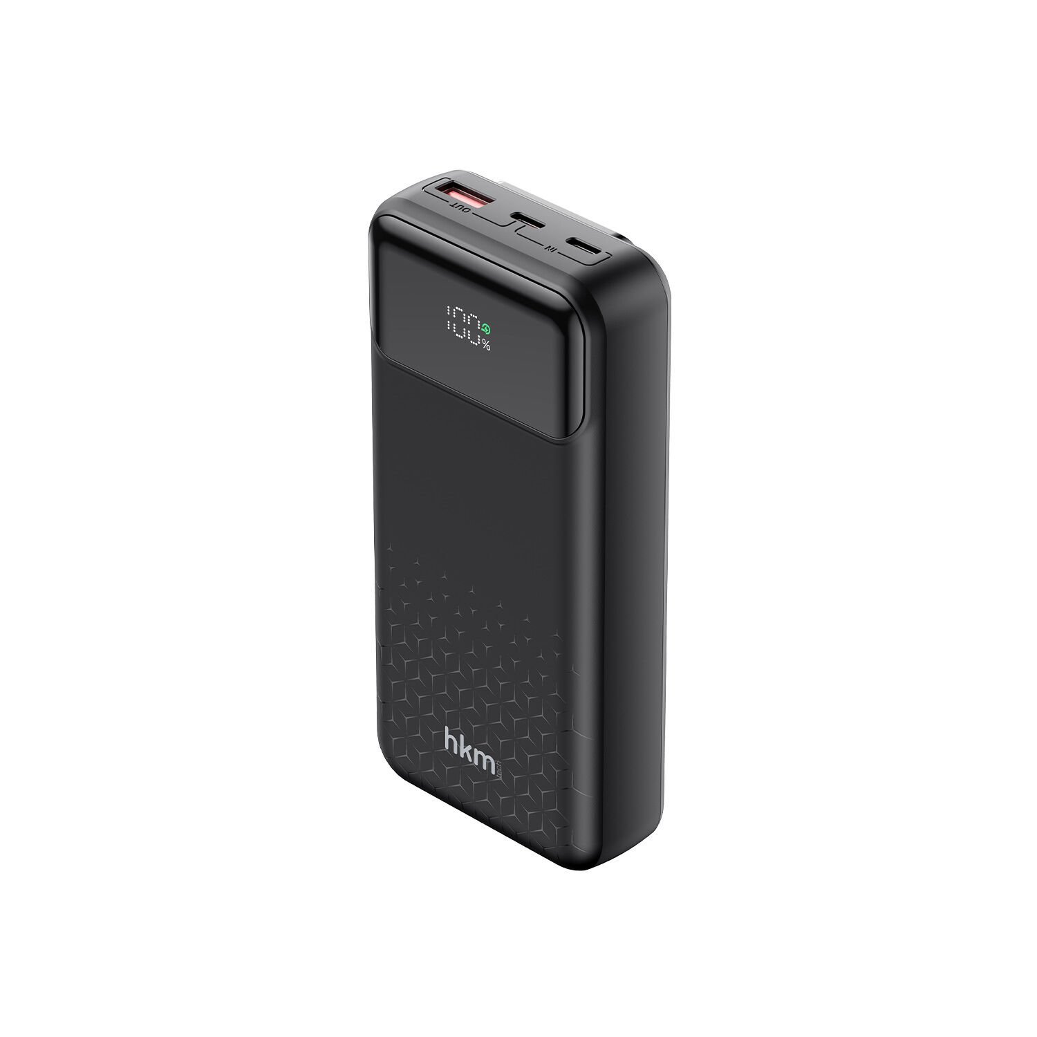 hkm tech POWER NANO 20.000 mAh 20W Hızlı Şarj Destekli, Type-C ve Lightning Kablolu Powerbank