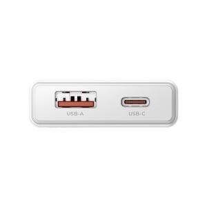 hkm tech EXTRA SLIM GaN 20W USB-A ve Type-C Çift Portlu Ultra İnce ve Hızlı Şarj Aleti