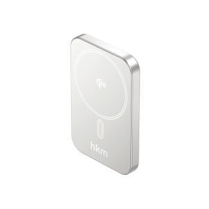 hkm tech MAG Q-ELITE 5.000 mAh 20W Qi2 Teknolojili ve MagSafe Uyumlu Kablosuz İnce Powerbank