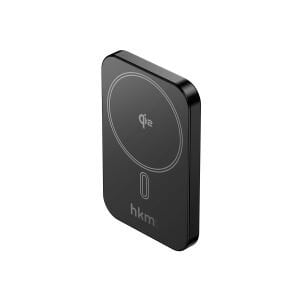 hkm tech MAG Q-ELITE 5.000 mAh 20W Qi2 Teknolojili ve MagSafe Uyumlu Kablosuz İnce Powerbank