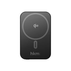 hkm tech MAG Q-ELITE 5.000 mAh 20W Qi2 Teknolojili ve MagSafe Uyumlu Kablosuz İnce Powerbank